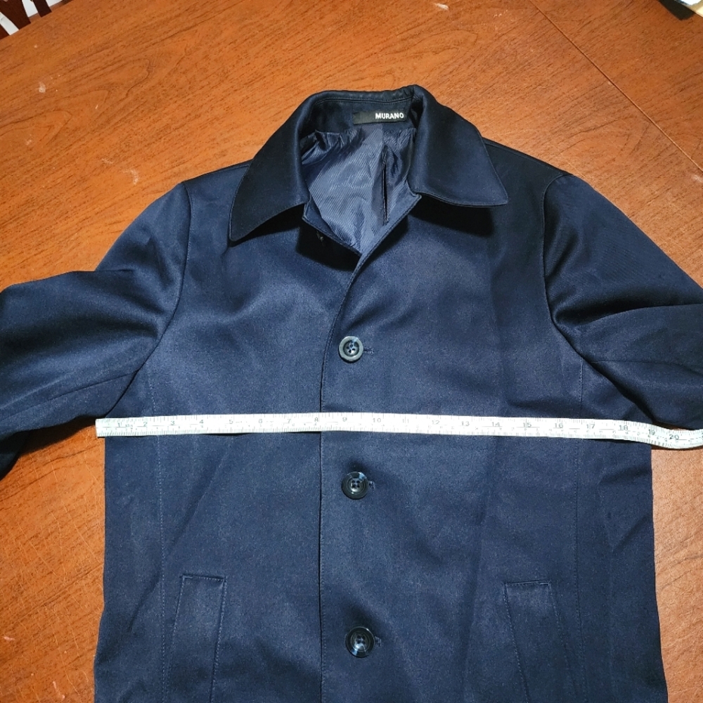 Murano Men's Navy Blue Coat - Picture 3 of 8